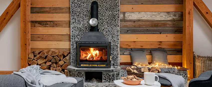 Thelin Hearth Products Direct Vent Gas Stove Fireplace Inspection in Irondequoit, New York